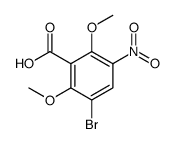 3-bromo-2,6-dimethoxy-5-nitrobenzoic acid结构式