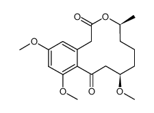 (4S,8R)-8,11,13-trimethoxy-4-methyl-4,5,6,7,8,9-hexahydro-1H-benzo[d][1]oxacyclododecine-2,10-dione Structure