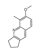 5-methyl-6-methoxy-2,3-dihydro-1H-cyclopenta[b]quinoline Structure