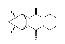 (1R,2R,4S,5S)-diethyl 6,7-diazatricyclo[3.2.2.02,4]non-8-ene-6,7-dicarboxylate结构式
