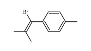 1-Brom-2-methyl-1-p-tolyl-1-propen结构式