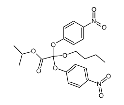 Butyloxy-bis-<4-nitro-phenoxy>-essigsaeure-isopropylester结构式