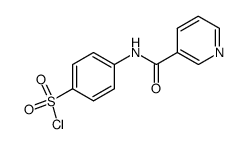 4-(nicotinamido)benzenesulfonyl chloride Structure