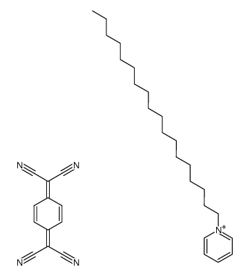 Octadecylpyridinium-7,7,8,8-tetracyanoquinomethane Structure