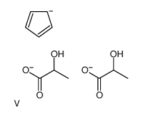 cyclopenta-1,3-diene,2-hydroxypropanoate,vanadium结构式
