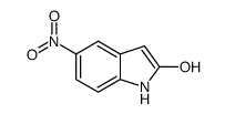 5-nitro-1,3-dihydro-2H-indol-2-one结构式