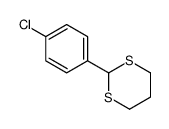 2-(4-chlorophenyl)-1,3-dithiane Structure