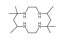 5,5,7,12,12,14-hexamethyl-1,4,8,11-tetraazacyclotetradecane dihydrate Structure