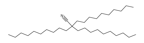 2,2-bis-decyl-dodecanenitrile结构式