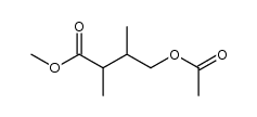 acetoxy-4 dimethyl-2,5 butanoate de ethyle结构式