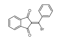 2-(α-Bromobenzylidene)-1,3-indanedione Structure