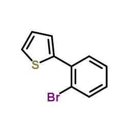 2-(2-溴苯基)噻吩结构式