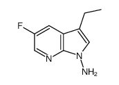 3-Ethyl-5-fluoro-1H-pyrrolo[2,3-b]pyridin-1-amine Structure