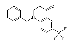 1-benzyl-6-(trifluoromethyl)-2,3-dihydroquinolin-4-one结构式