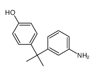 4-[2-(3-aminophenyl)propan-2-yl]phenol结构式