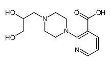 2-[4-(2,3-dihydroxypropyl)piperazin-1-yl]pyridine-3-carboxylic acid Structure