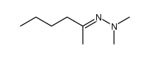 2-hexanone N,N-dimethylhydrazone Structure