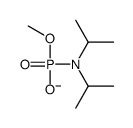 [di(propan-2-yl)amino]-methoxyphosphinate Structure