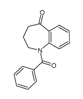 1-benzoyl-1,2,3,4-tetrahydro-benzo[b]azepin-5-one Structure
