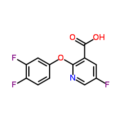 2-(3,4-Difluorophenoxy)-5-fluoronicotinic acid picture