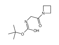 tert-butyl N-[2-(azetidin-1-yl)-2-oxoethyl]carbamate结构式