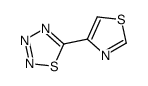 5-(1,3-thiazol-4-yl)thiatriazole Structure