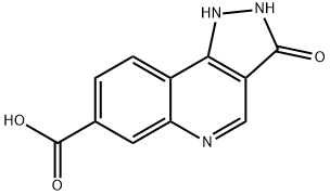 3-oxo-2,3-dihydro-1H-pyrazolo[4,3-c]quinoline-7-carboxylic acid结构式