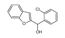 1-benzofuran-2-yl-(2-chlorophenyl)methanol结构式