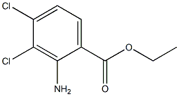 Ethyl 2-amino-3,4-dichlorobenzoate结构式