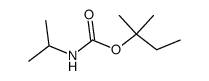 Carbamic acid, (1-methylethyl)-, 1,1-dimethylpropyl ester (9CI) structure