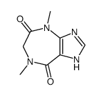 Imidazo[4,5-e][1,4]diazepine-5,8-dione, 1,4,6,7-tetrahydro-4,7-dimethy l-结构式