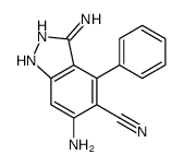 3,6-Diamino-4-phenyl-1H-indazole-5-carbonitrile Structure