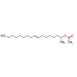 8-Heptadecen-2-ol, 2-acetate, (2R,8Z)- Structure