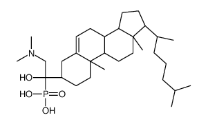 cholesterylphosphoryldimethylethanolamine Structure