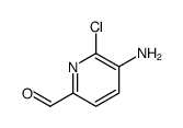 5-amino-6-chloropyridine-2-carbaldehyde结构式