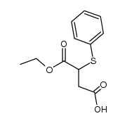 4-ethoxy-4-oxo-3-(phenylthio)butanoic acid结构式