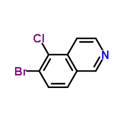 6-Bromo-5-chloroisoquinoline structure