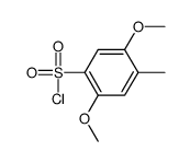 2,5-dimethoxy-4-methylbenzenesulfonyl chloride(SALTDATA: FREE) structure