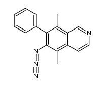 6-azido-5,8-dimethyl-7-phenylisoquinoline结构式