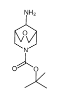 tert-butyl 9-amino-3-oxa-7-azabicyclo[3.3.1]nonane-7-carboxylate结构式