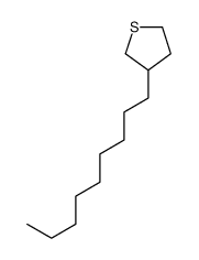 3-nonylthiolane Structure