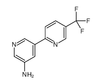 5-(trifluoromethyl)-2,3'-bipyridin-5'-amine结构式