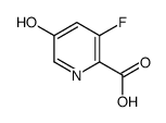 3-氟-5-羟基吡啶-2-甲酸结构式