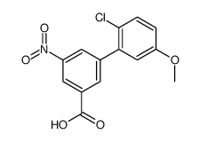 3-(2-氯-5-甲氧基苯基)-5-硝基苯甲酸结构式