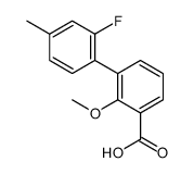 3-(2-fluoro-4-methylphenyl)-2-methoxybenzoic acid Structure