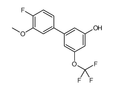 3-(4-fluoro-3-methoxyphenyl)-5-(trifluoromethoxy)phenol Structure