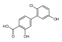 4-(2-chloro-5-hydroxyphenyl)-2-hydroxybenzoic acid Structure
