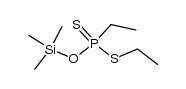 S-ethyl O-(trimethylsilyl) ethylphosphonodithioate结构式