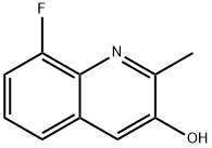 8-fluoro-3-hydroxy-2-methylquinoline Structure