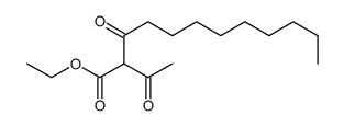 ethyl 2-acetyl-3-oxododecanoate Structure